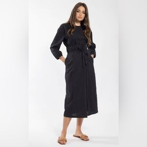 MONN LINEN Wrap SKIRT